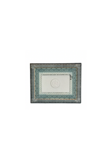 French Decoupaged Frame with Intaglio, Green Horizontal