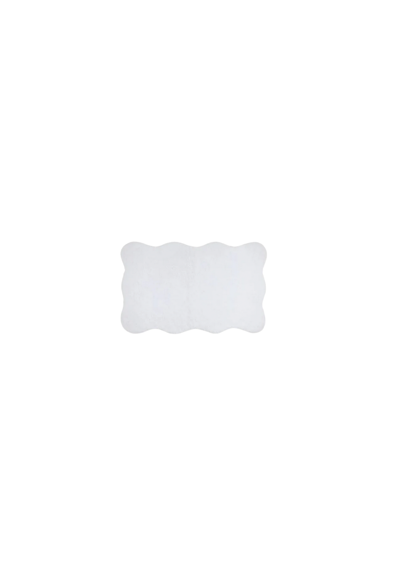 Amelia Scalloped Bath Mat