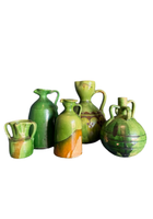 Spanish Antique Green Glazed Water Jug