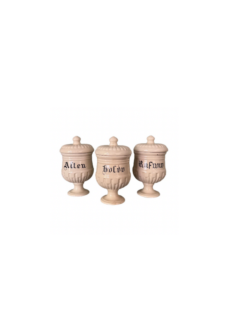 Vintage Italian Ceramic Apothecary Jars