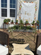 Vintage Potting Table on Custom Stand