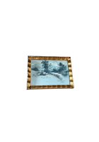 Turn of 20th C Blue and White Etching