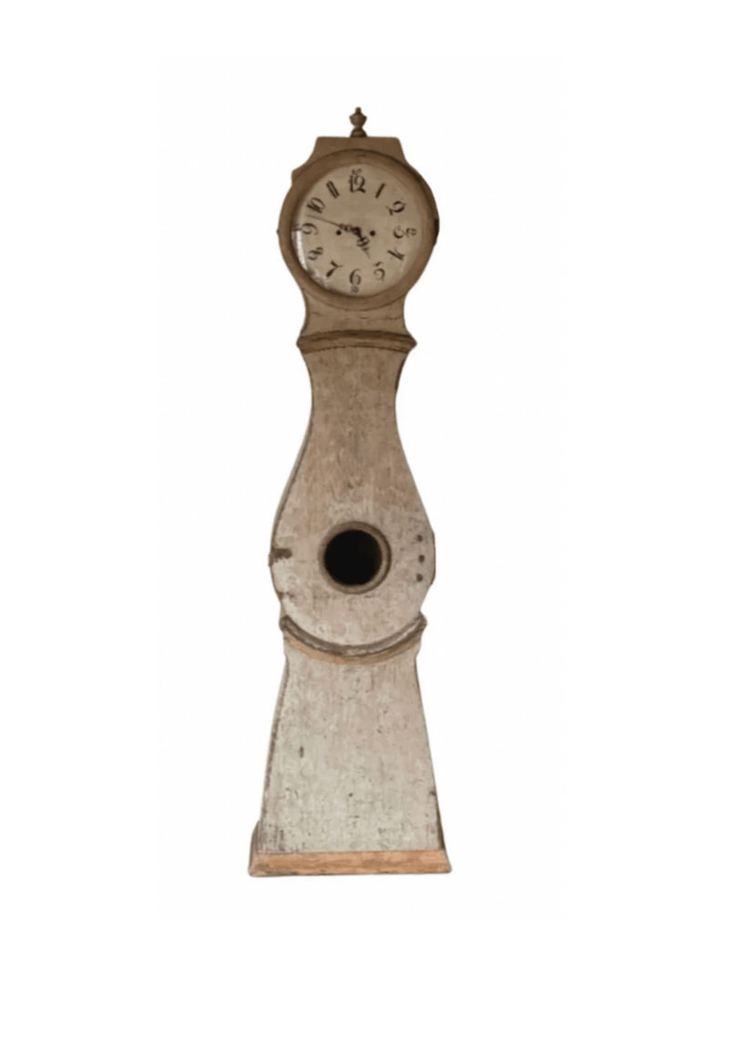 1800-1810 Swedish Clock, from Upsala, Original Finish