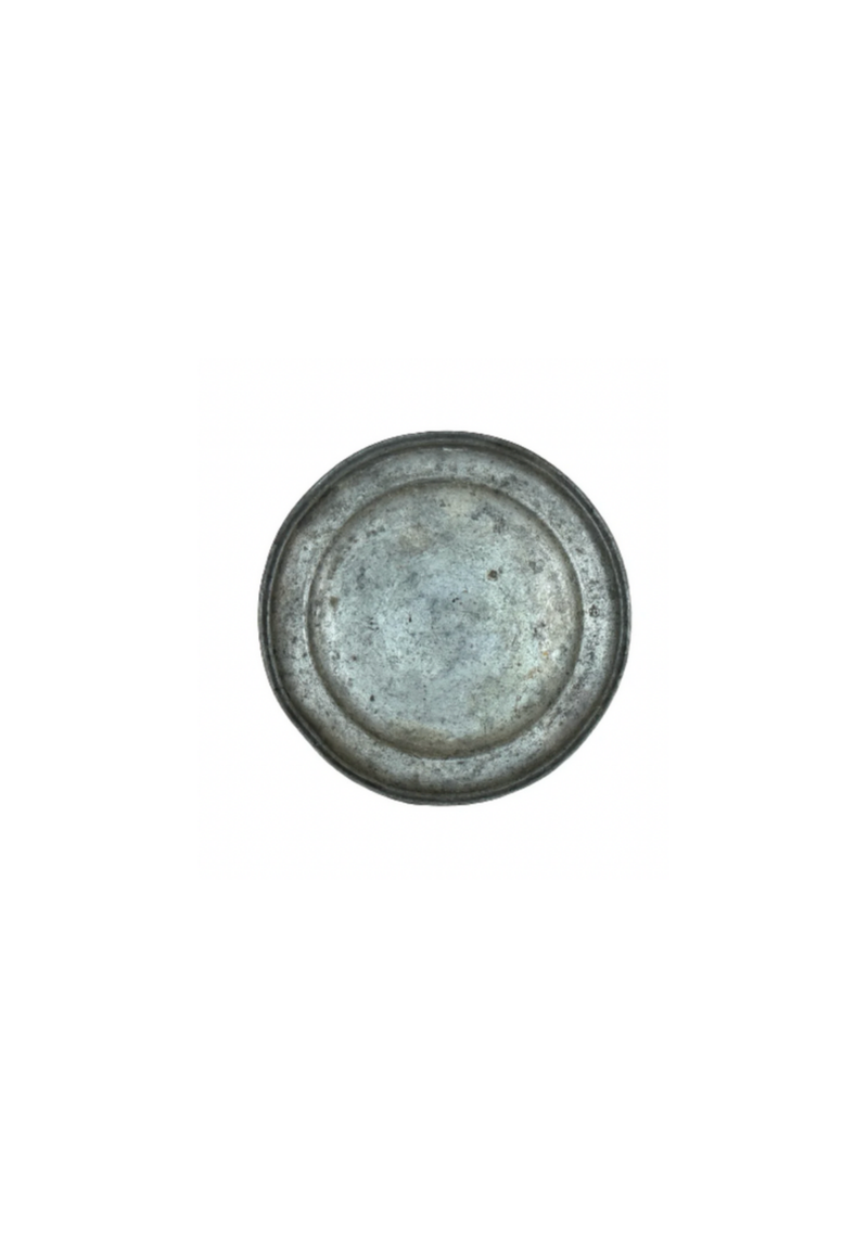 Antique Pewter Charger Plate, Plays de Loire - Large