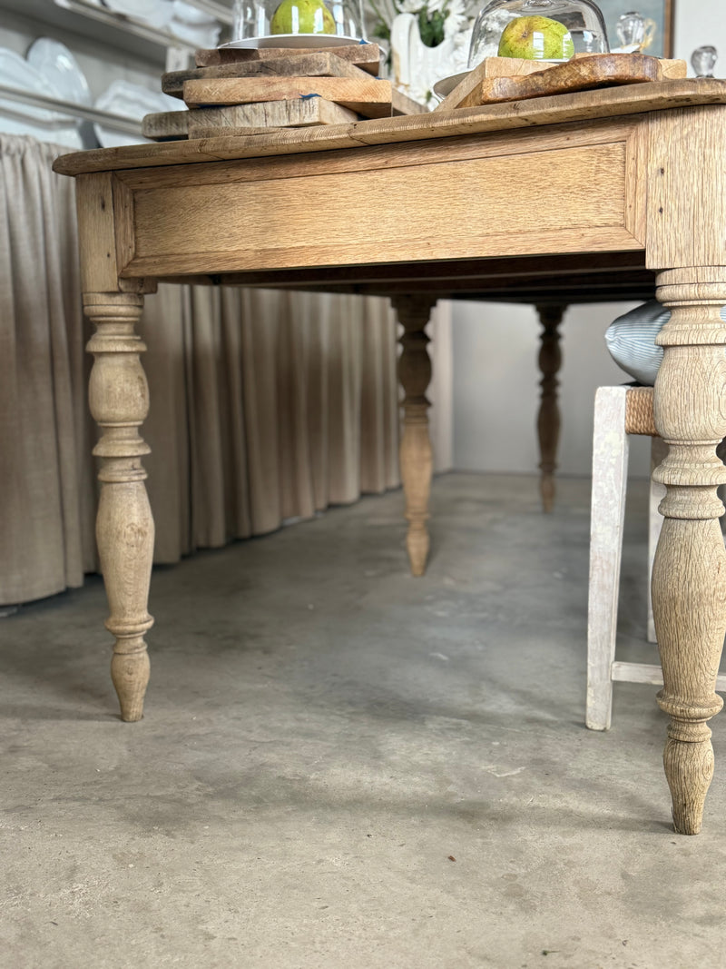 Belgian Oak Table/Desk, circa 1900