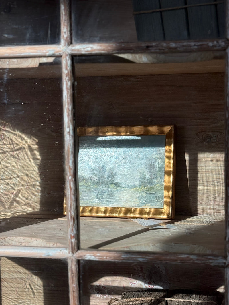 French Landscape, River and Trees, circa 1900s