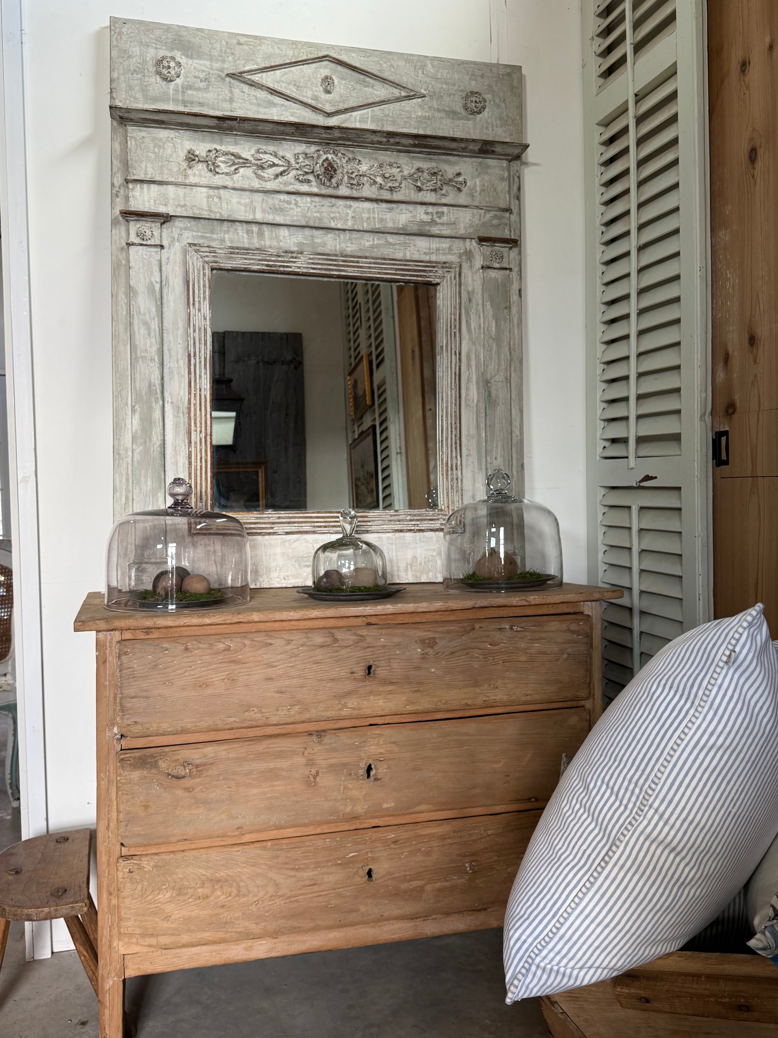 Antique Spanish Pine Commode