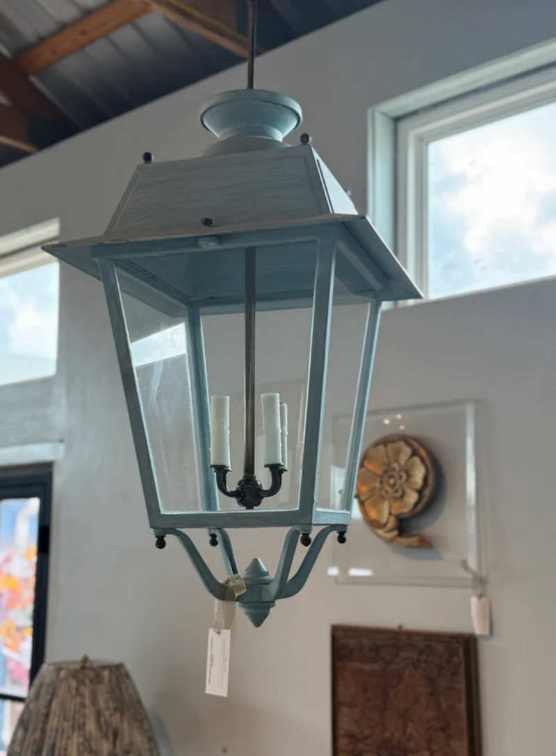 1920's Italian Street Lanterns, Newly Glazed