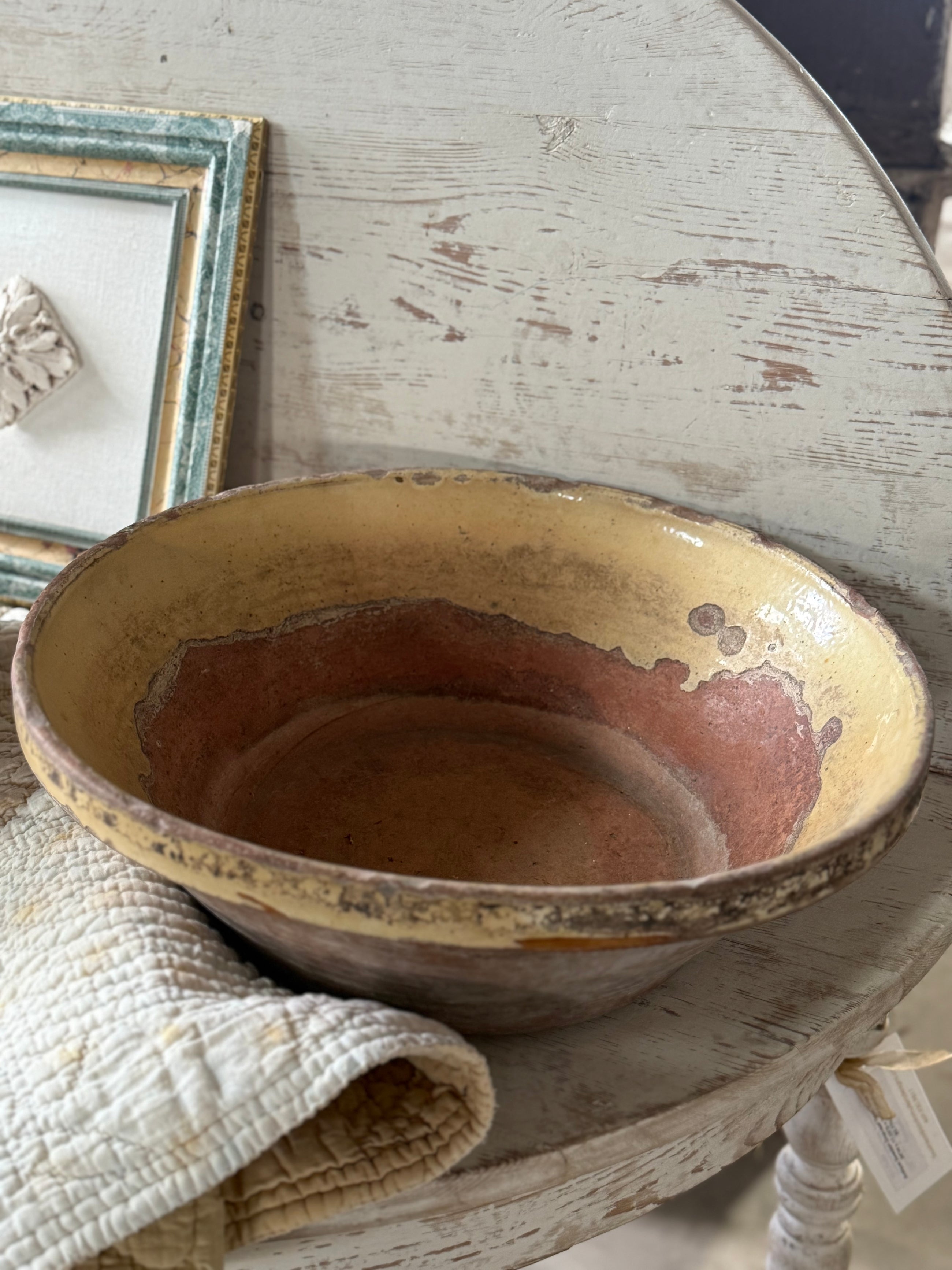 French Castelnaudry Shallow Bowl, 19th C