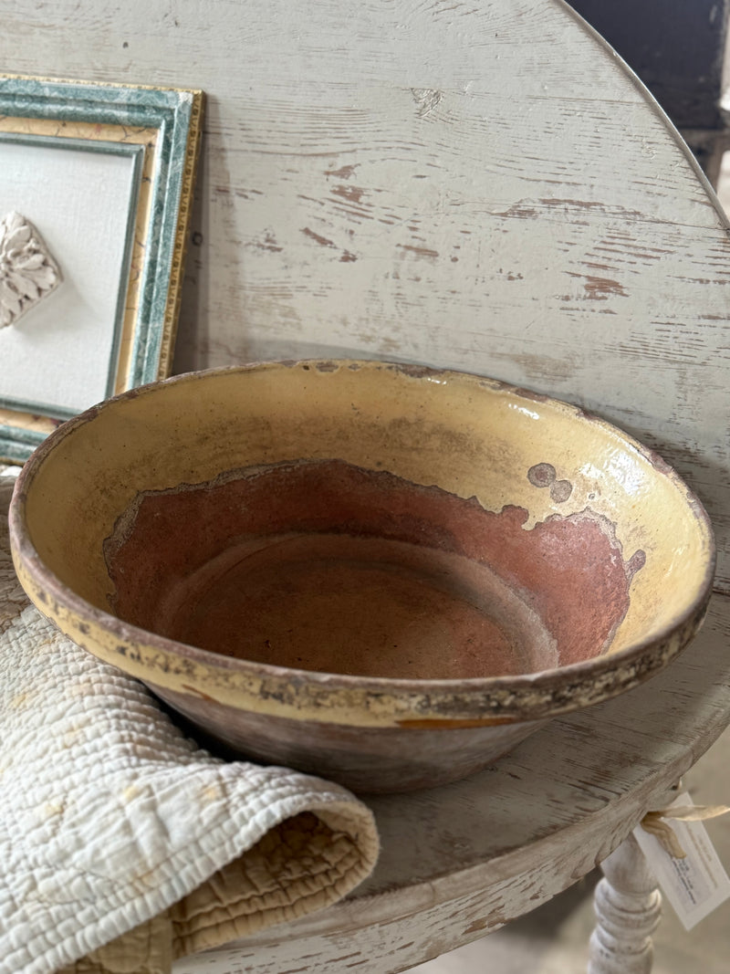 French Castelnaudry Shallow Bowl, 19th C