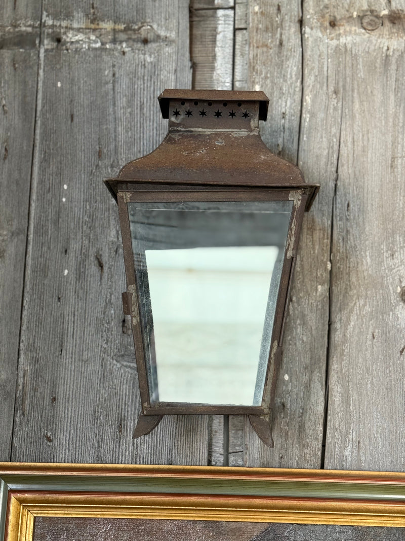 Italian Mirror Backed Lantern, 19th C