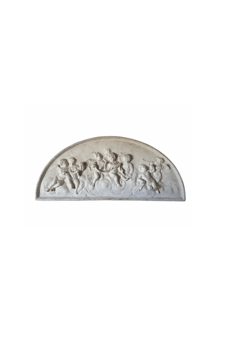 Arched Antique Plaster Relief