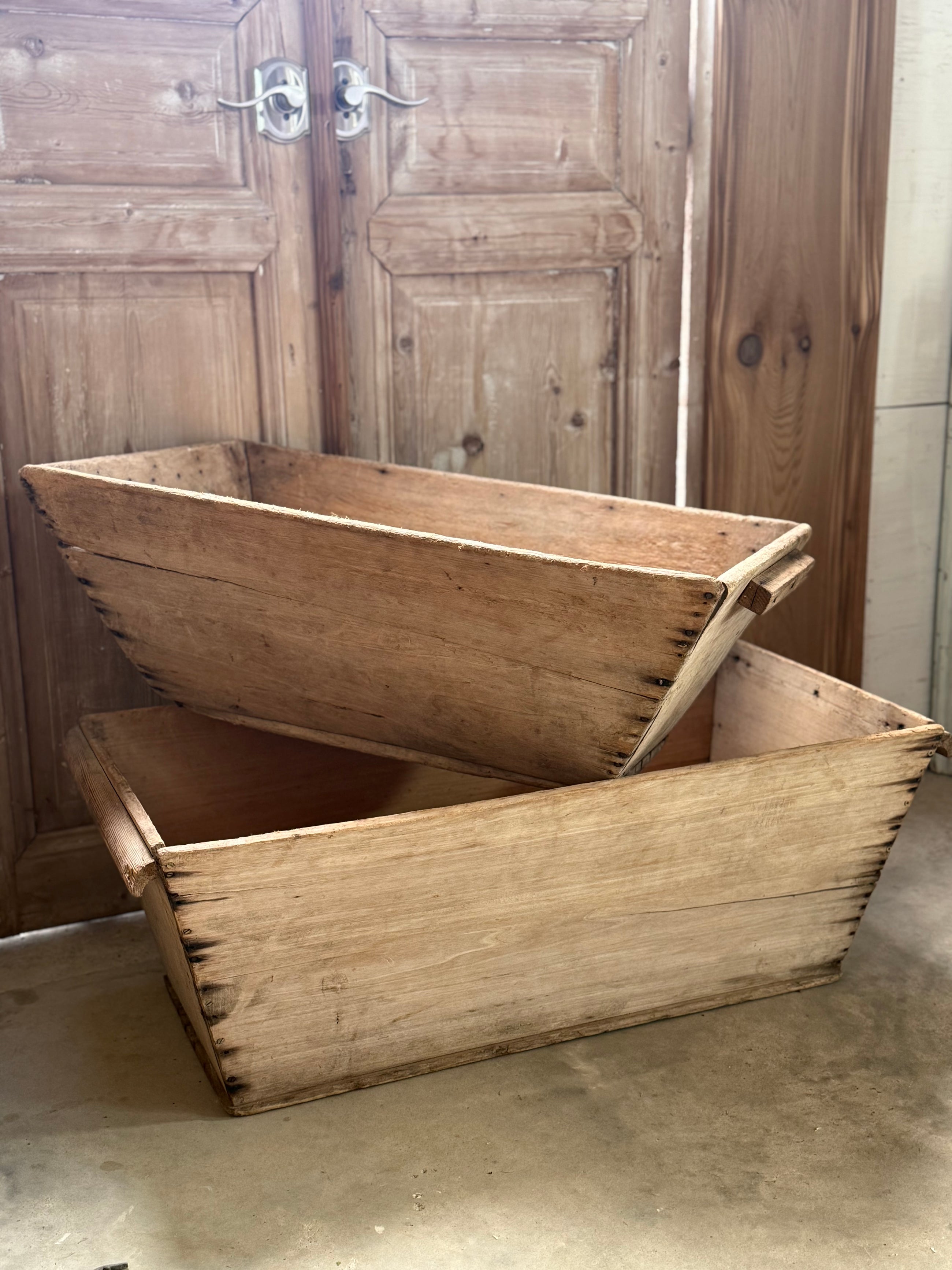 Vintage French Dough Bins