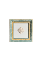 Plaster Fragment Mounted on Linen in Handmade Frames