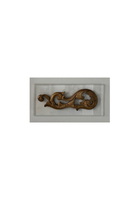 Gilt Scroll Fragment on Acrylic Plaque