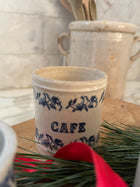 Vintage French Kitchen Canisters, Medium