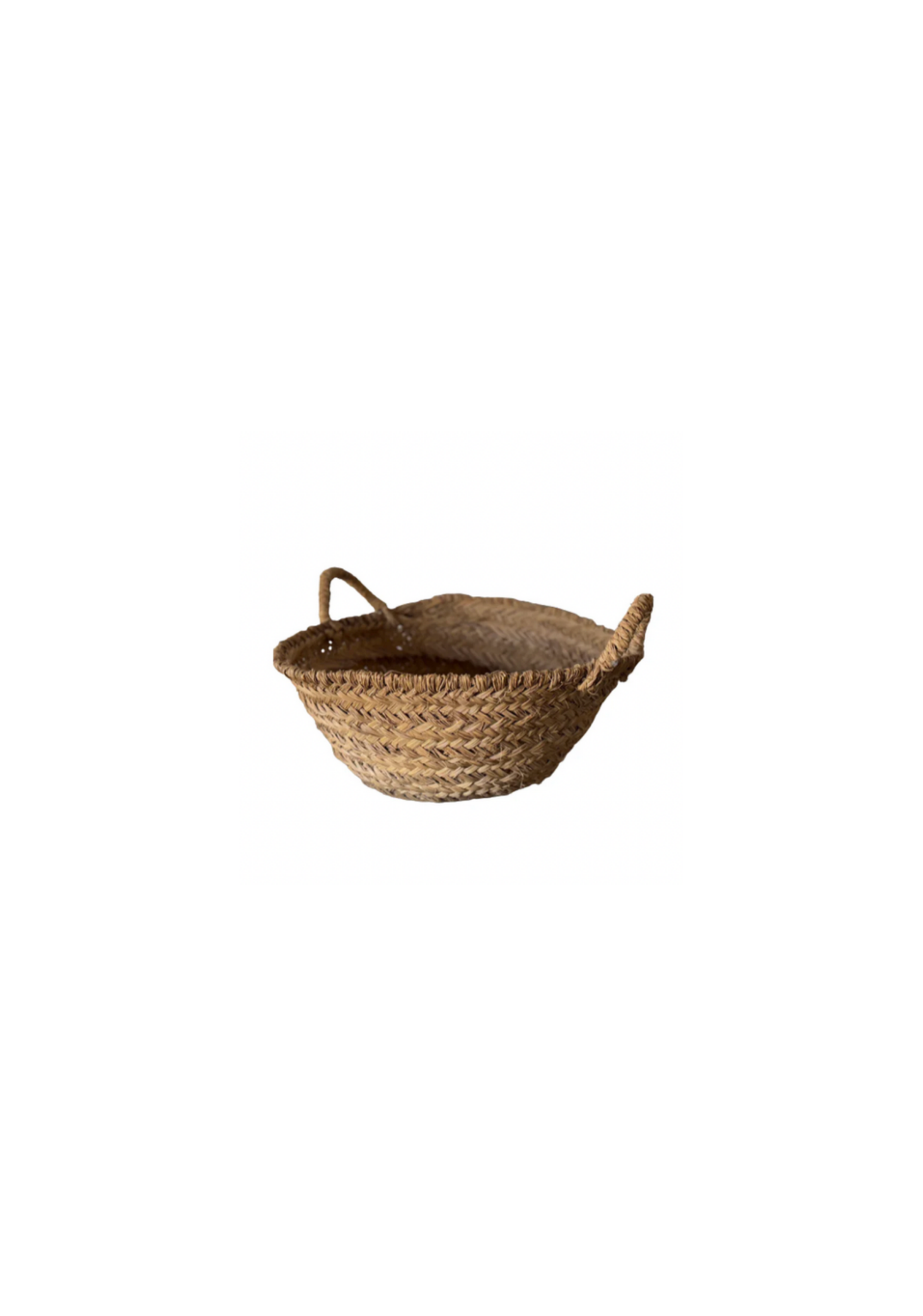 Vintage Spanish Olive Basket, large