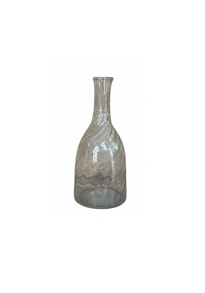 Hand-Blown Antique Glass Carafe
