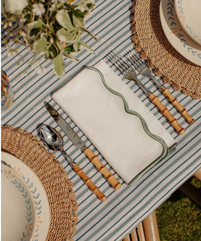 Scalloped Linen Napkin