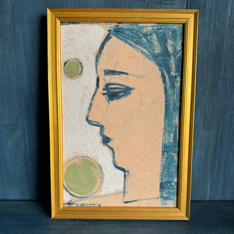 Vintage Italian Art School Portrait