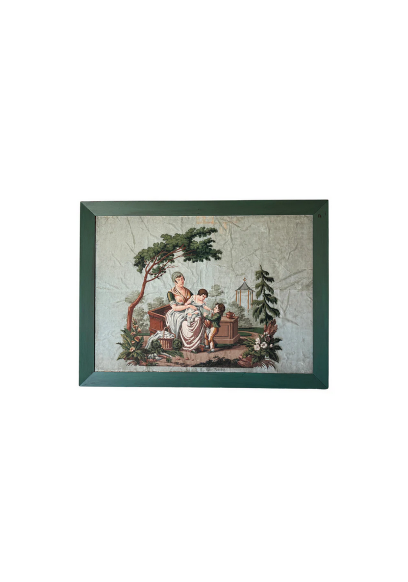 Directoire Era Painting On Paper