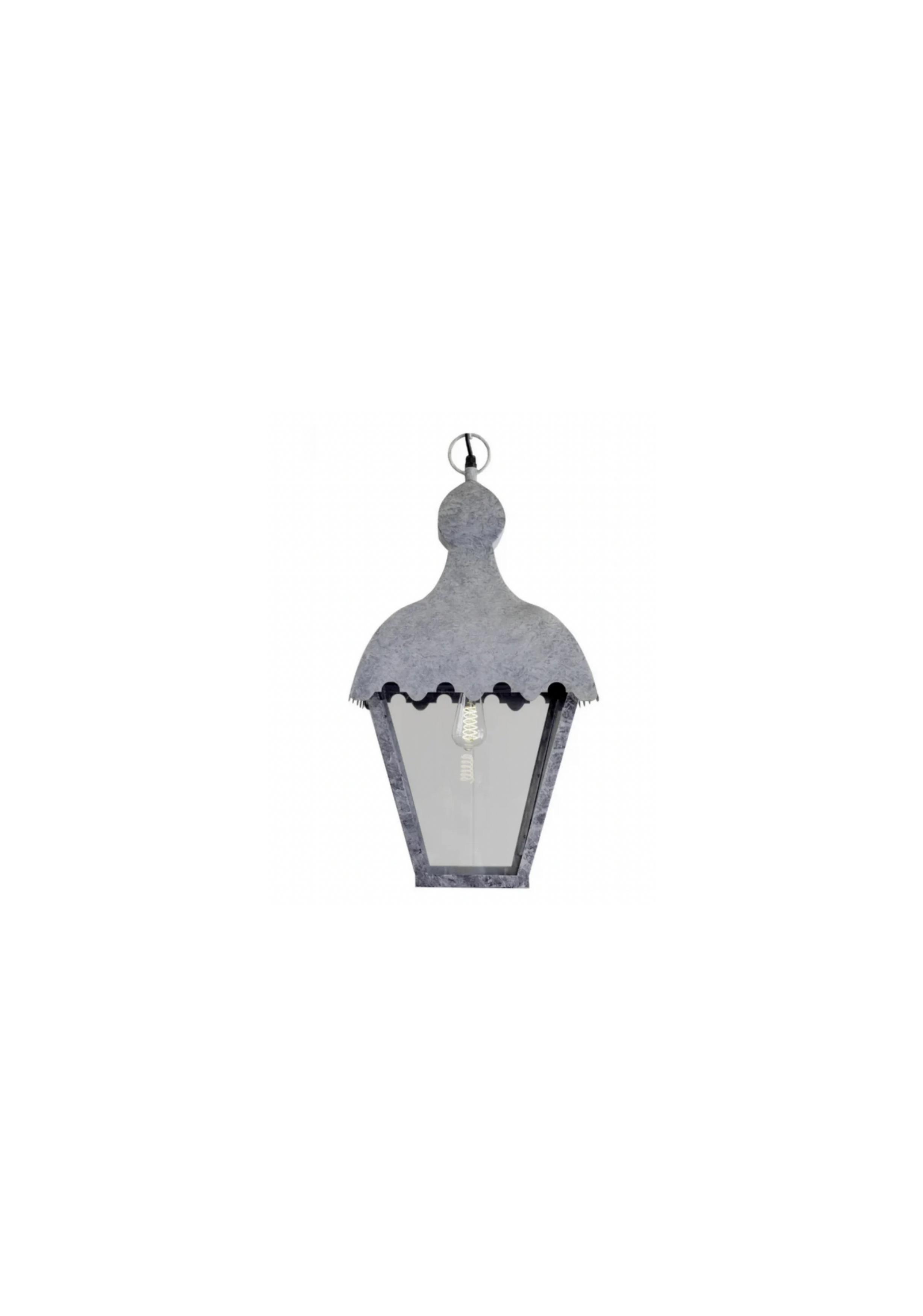 Marais Lantern in French Zinc Finish