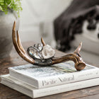 Hand-Embellished Decorative Antler (Medium)