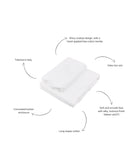 Alexandra Wavy Scalloped Bed Linen Pillowcase Pair