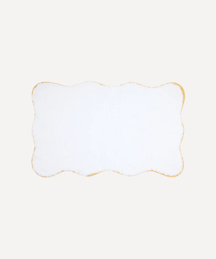 Amelia Scalloped Bath Mat
