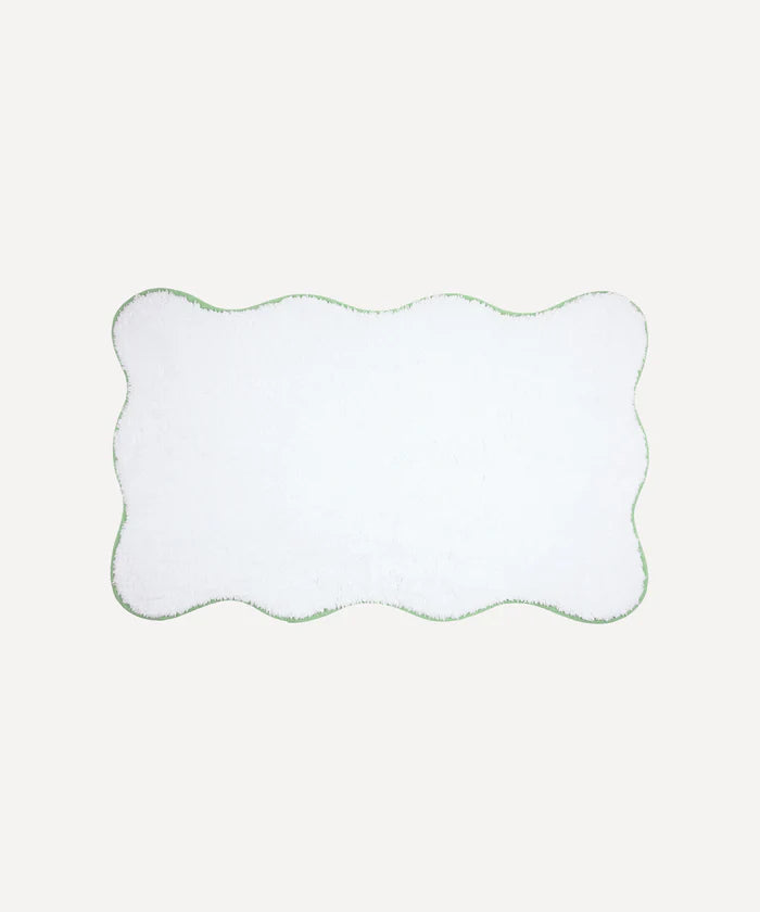 Amelia Scalloped Bath Mat