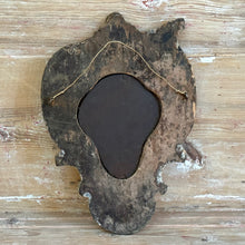 Belgian Wooden Frame Mirror w/Traces of Gold Paint circa 1800-1850