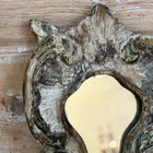 Belgian Wooden Frame Mirror w/Traces of Gold Paint circa 1800-1850