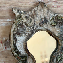 Belgian Wooden Frame Mirror w/Traces of Gold Paint circa 1800-1850