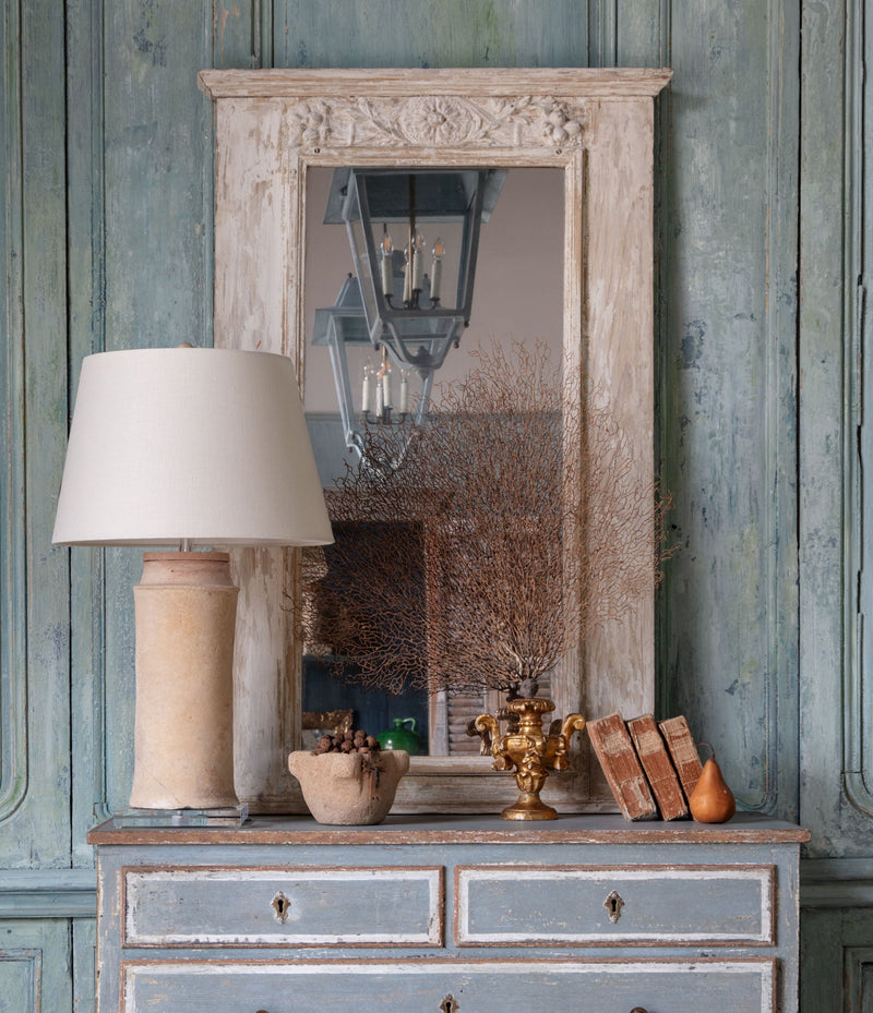 Spanish Terra Cotta Rain Spout Lamp circa 17th C