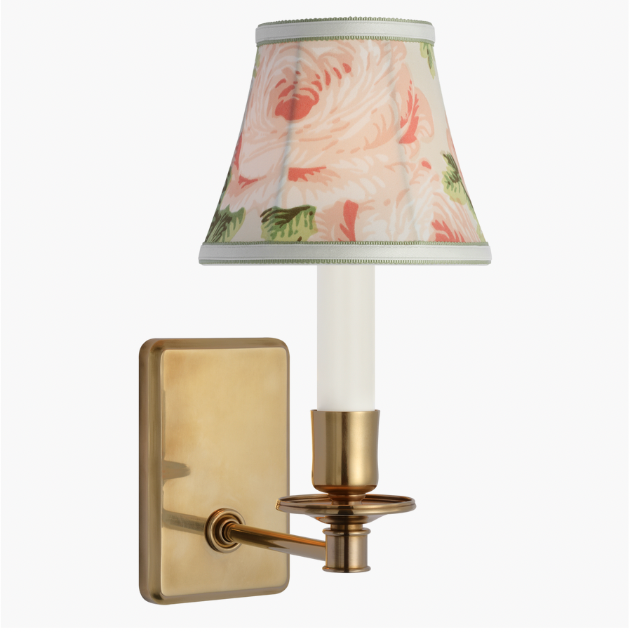 Blush Salisbury Chintz Sconce