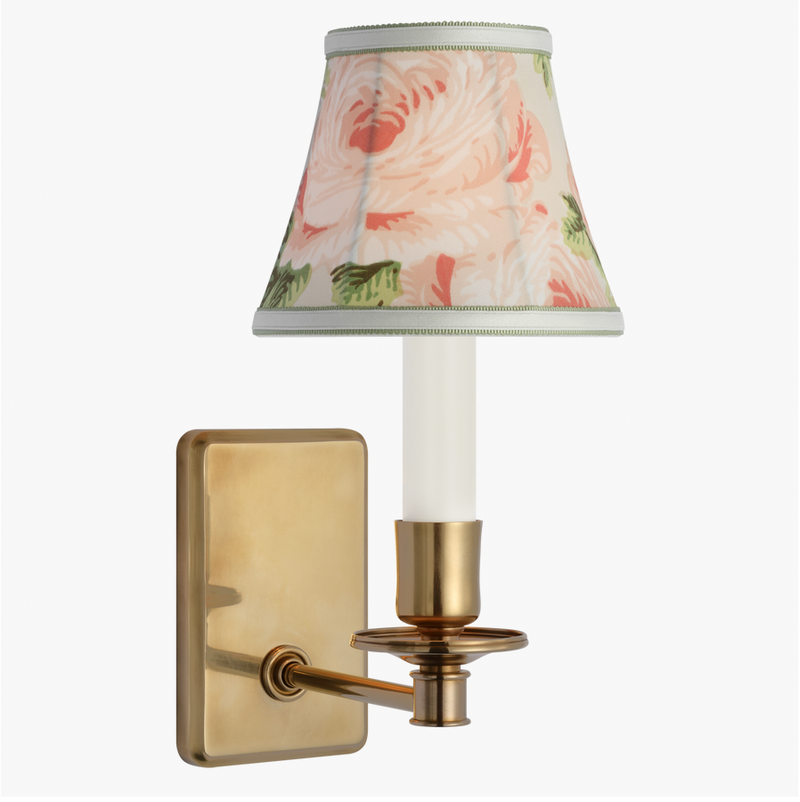 Blush Salisbury Chintz Sconce