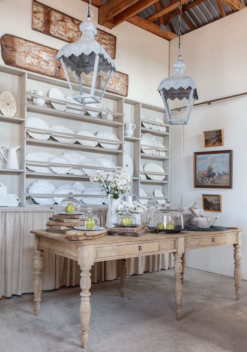 Belgian Oak Table/Desk, circa 1900