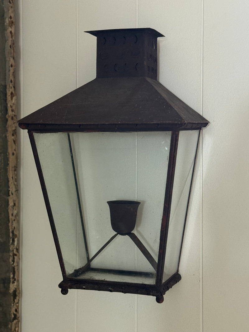 Pair  19th c Italian Wall Lantern Sconces