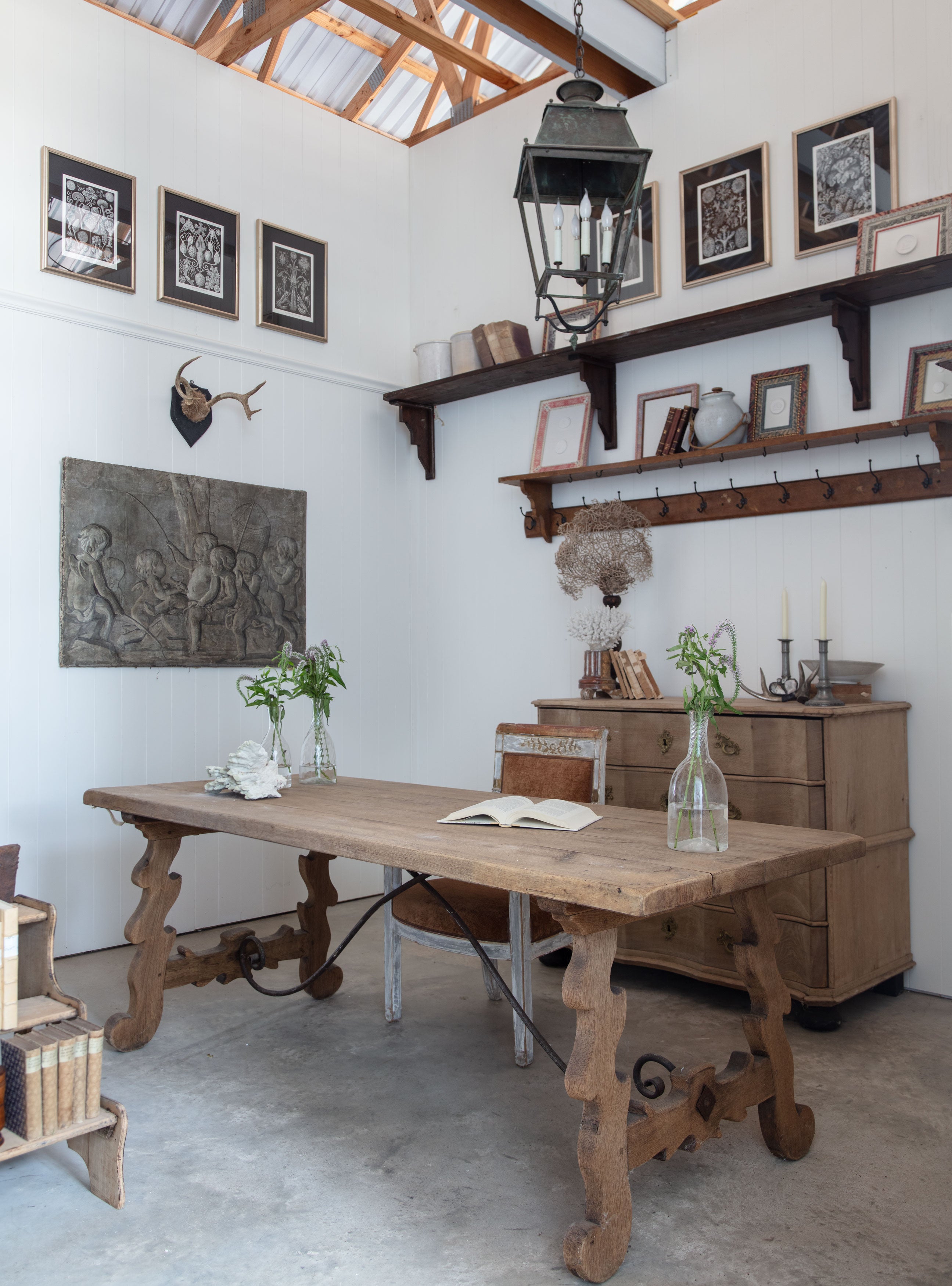 Belgian Oak Utility Shelf