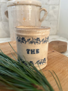 Vintage French Kitchen Canisters, Medium