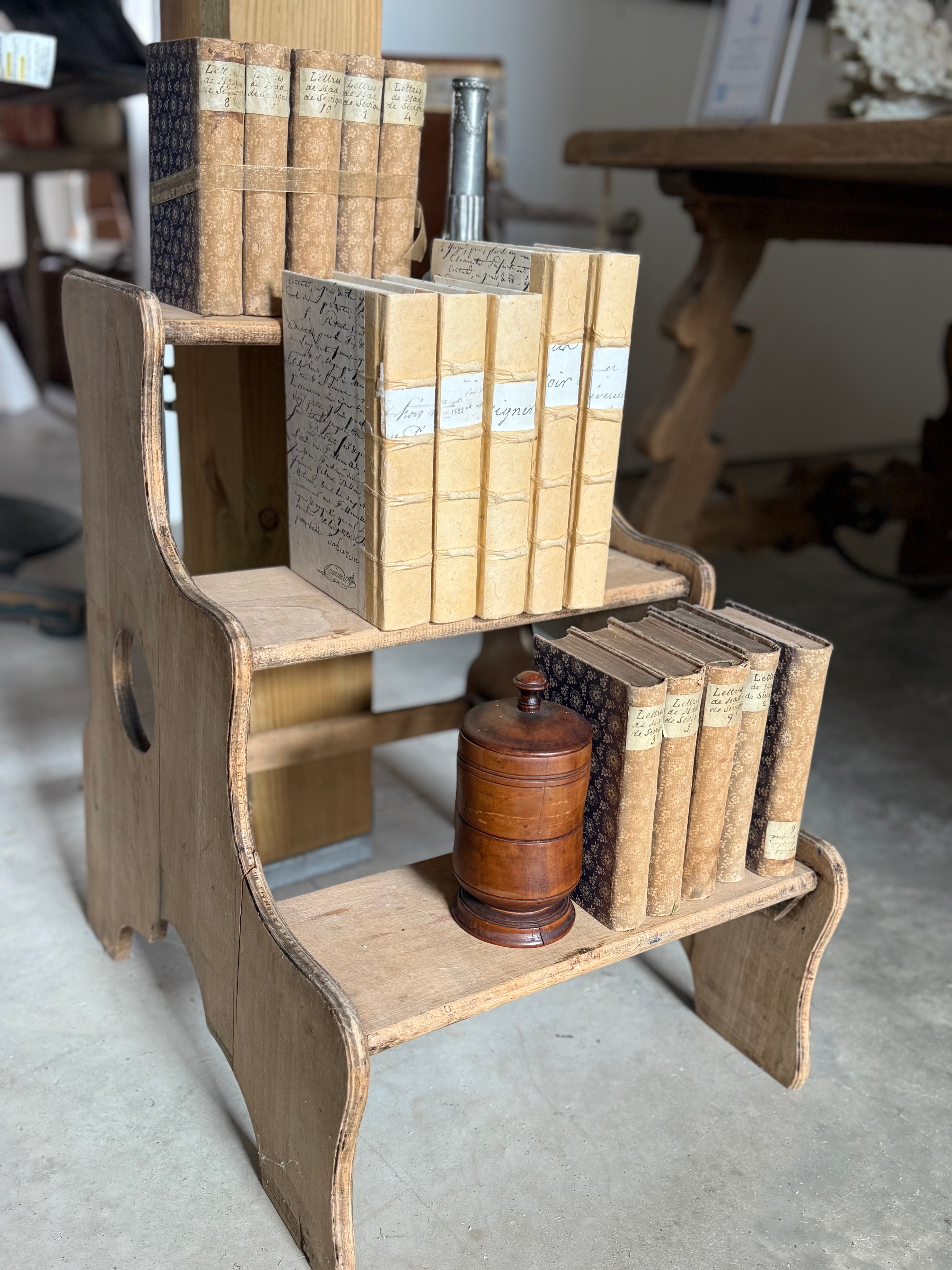 Oak Library Stairs, circa 1920