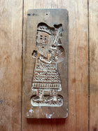 Early 20th-Century Boulangerie Cookie Mold — Father Christmas in Flowing Robes