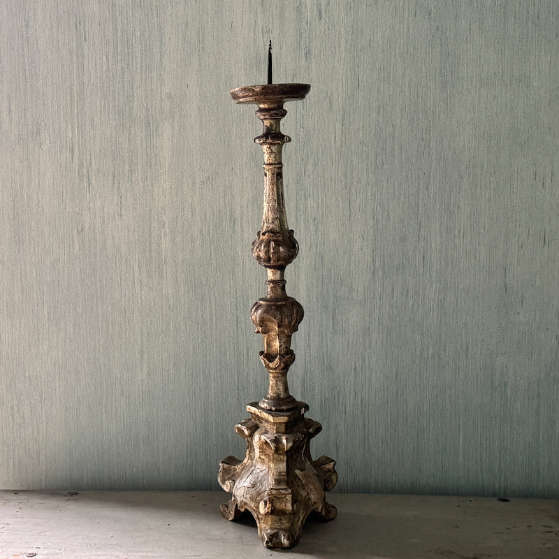 Wooden Candlestick circa 1800