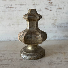 Pair of Italian 19th C Silver Gilt Finials