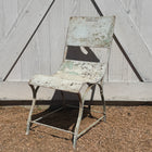 Pair of Antique French Metal Garden Chairs