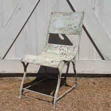 Pair of Antique French Metal Garden Chairs