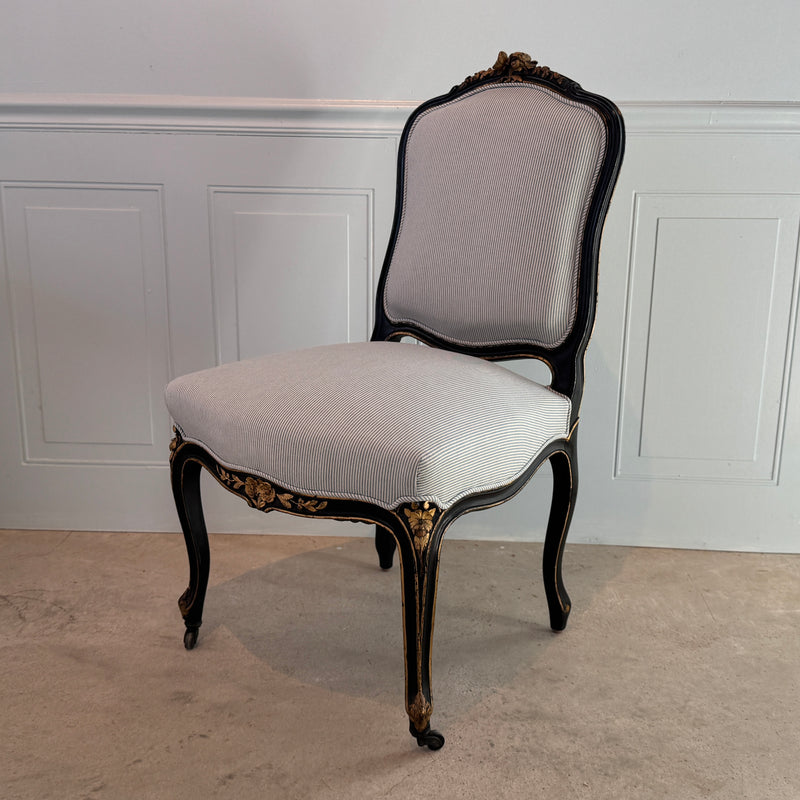 Elegant 19th C French Louis XV-style Chairs, Set of Four