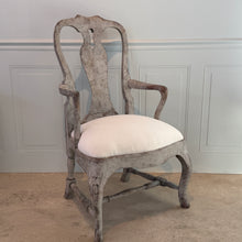 Pair of Swedish Rococo Arm Chairs circa 1900