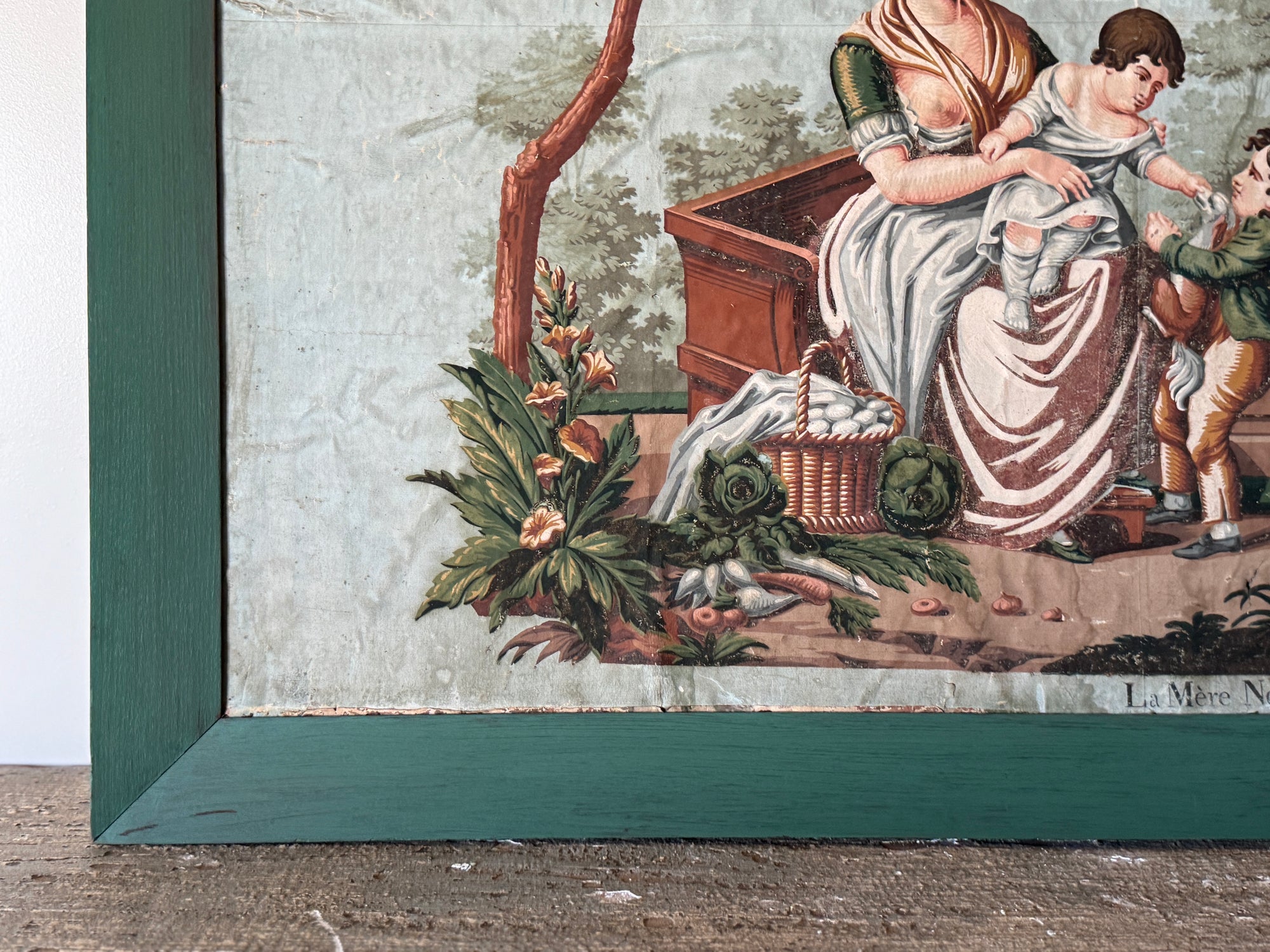 Directoire Era Painting On Paper