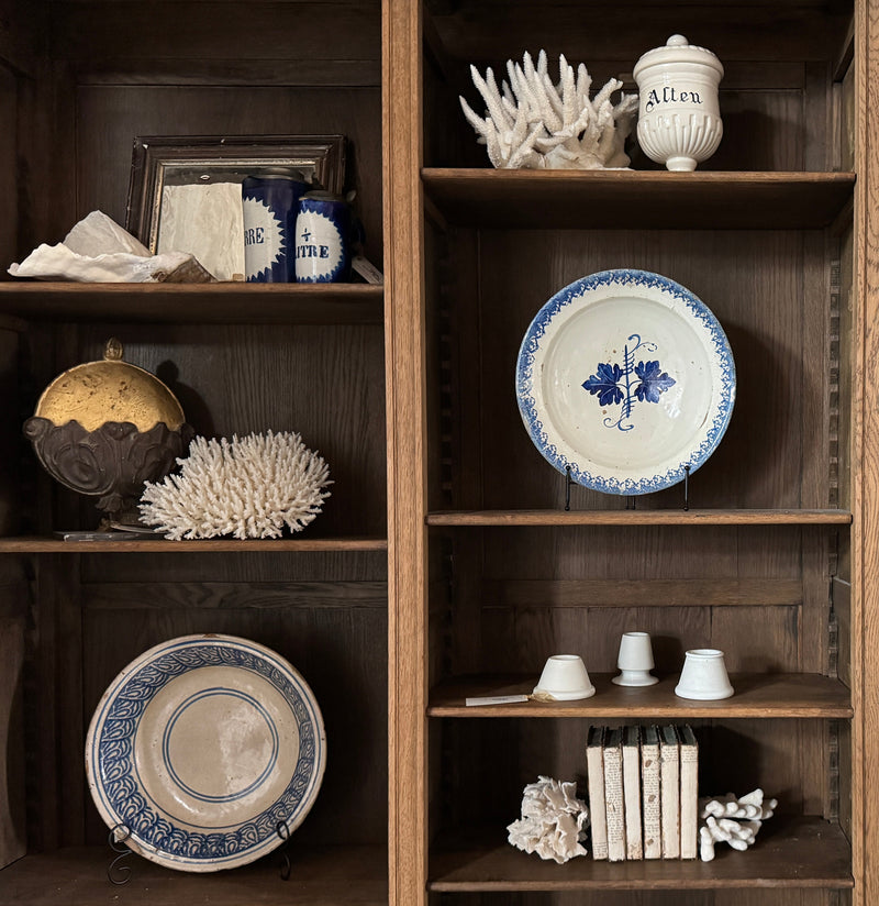 Antique Belgian Gilded Orb Fragment on Stand